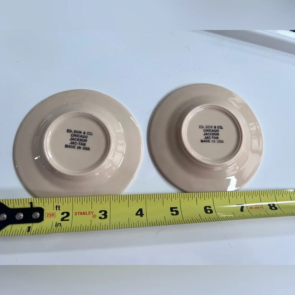 Edward Don & Co  1939  China Vintage Advertisement 2 mini plates - Picture 6 of 6